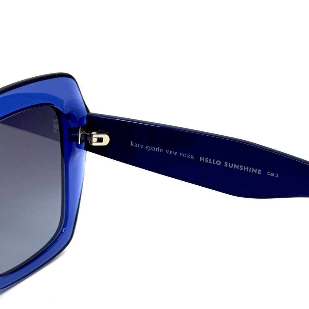 kate spade Royal Blue Square Sunglasses - Picture 9 of 12